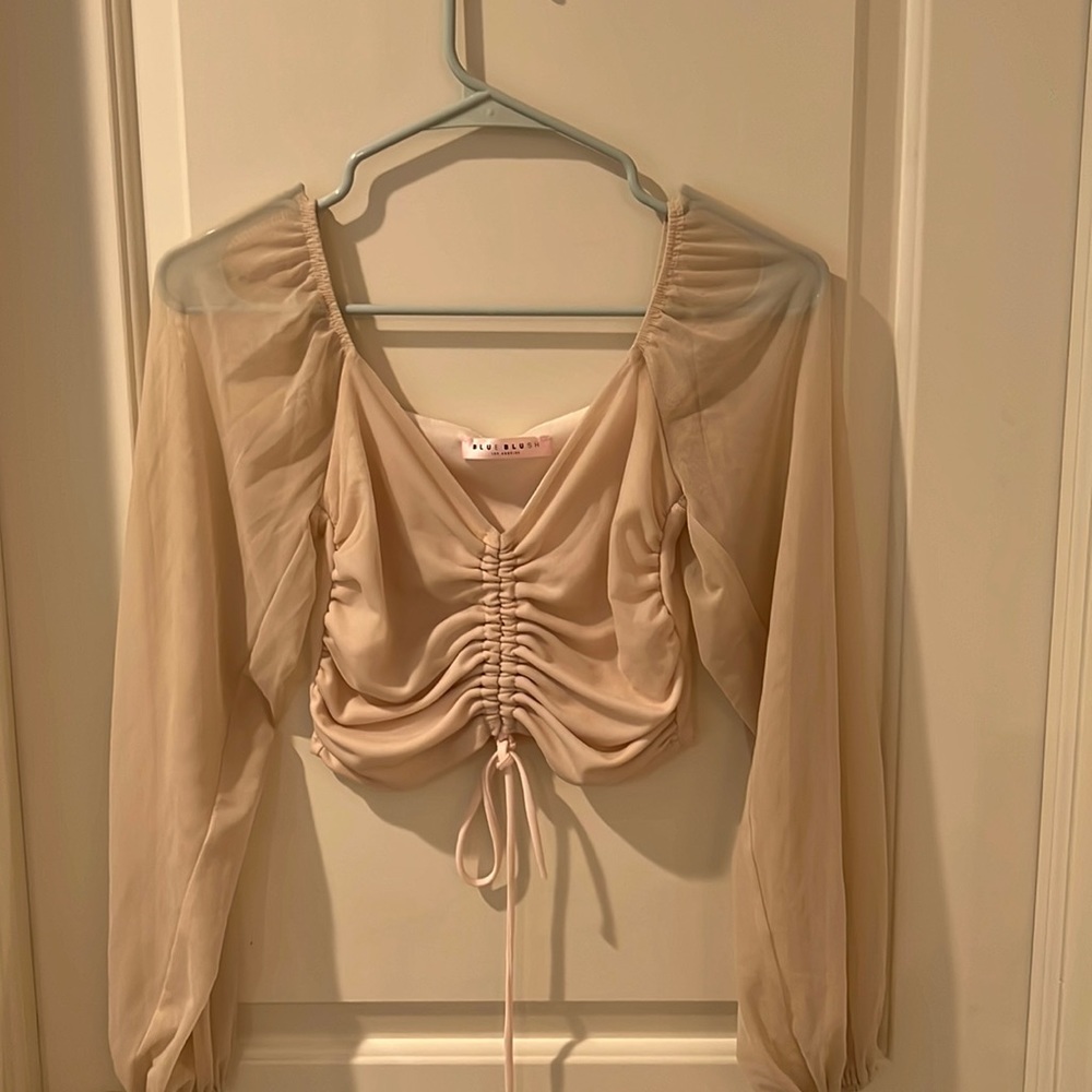 Urban outfitters pink blouse top